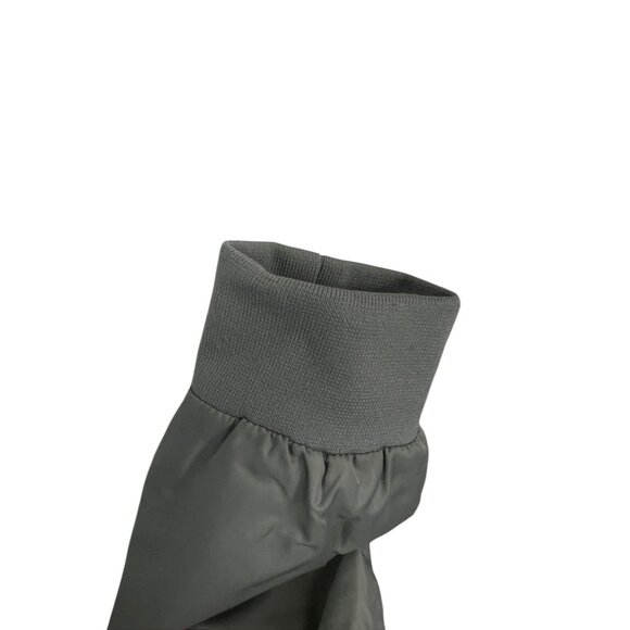 NASA Space Futuristic Gray Bomber Jacket With Patch & Logo Details For Unisex Li - Picture 12 of 15